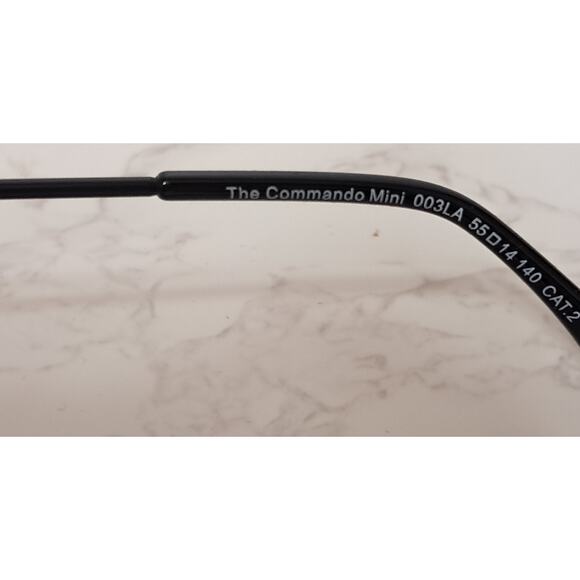 NEW Prive Revaux Commando Mini Caviar Black Aviator Polarized Unisex Sunglasses - Picture 5 of 7